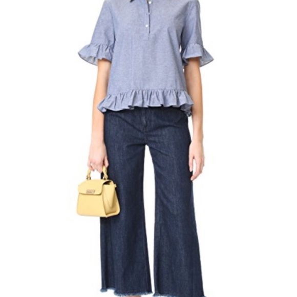 Likely Blue Ruffle Shirt - Picture 4 of 4